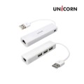 ������ USB ������ī�� USB2.0 ��� 3��Ʈ ULAN-203H